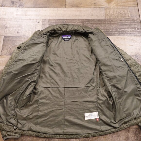 Patagonia Nano Puff Jacket Men’s Small Olive Green Lightweight Outdoor Insulated - Picture 12 of 15
